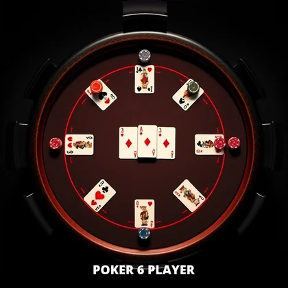 Poker 6-Player table